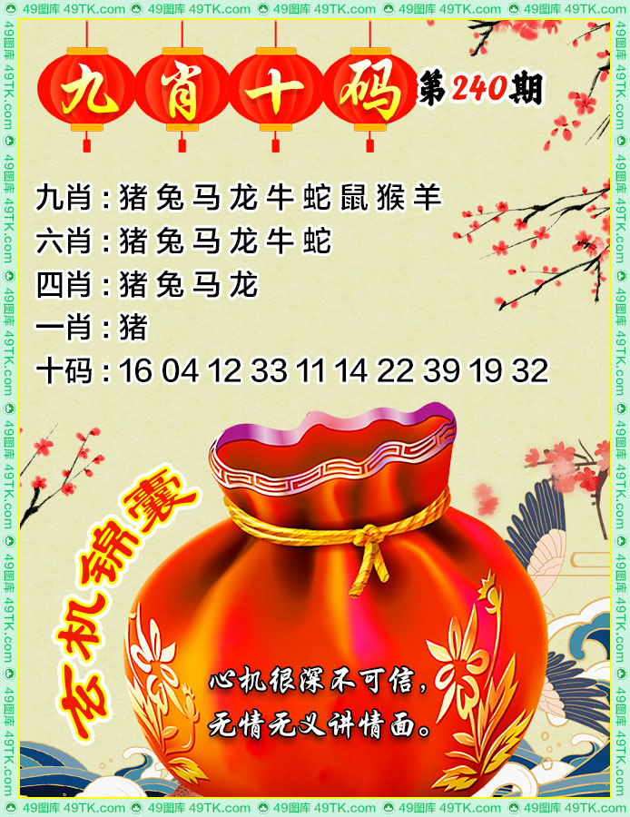 九肖十码